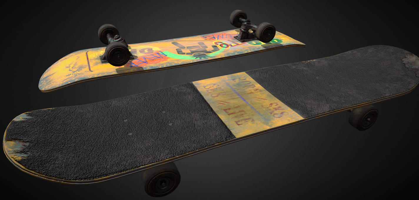 Texturing a skate using Substance Painter